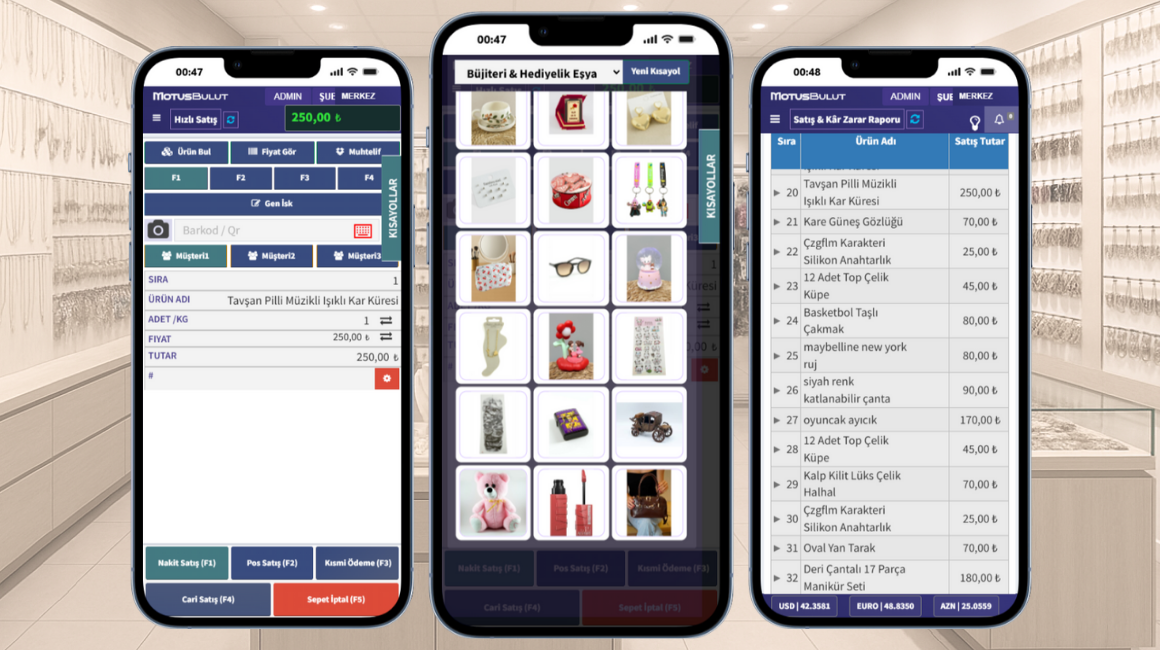 Bijuteri hediyelik eşya barkod sistemi