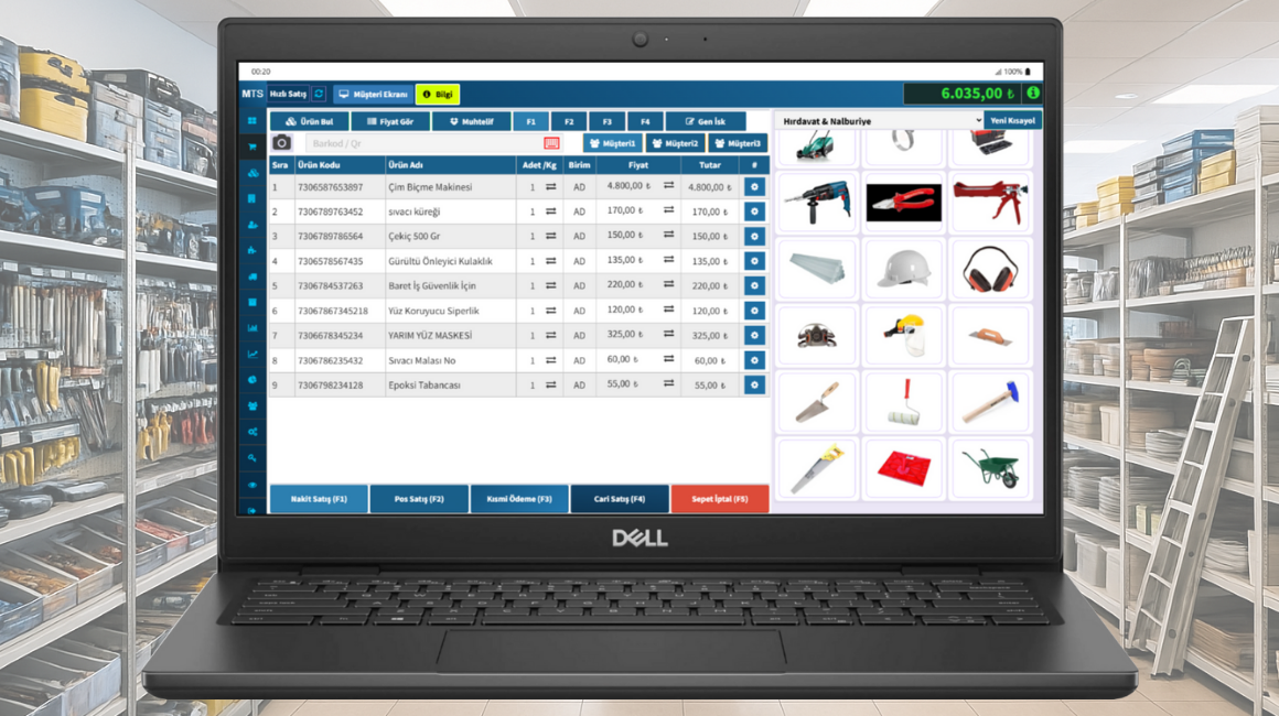 Hırdavat satış sistemi