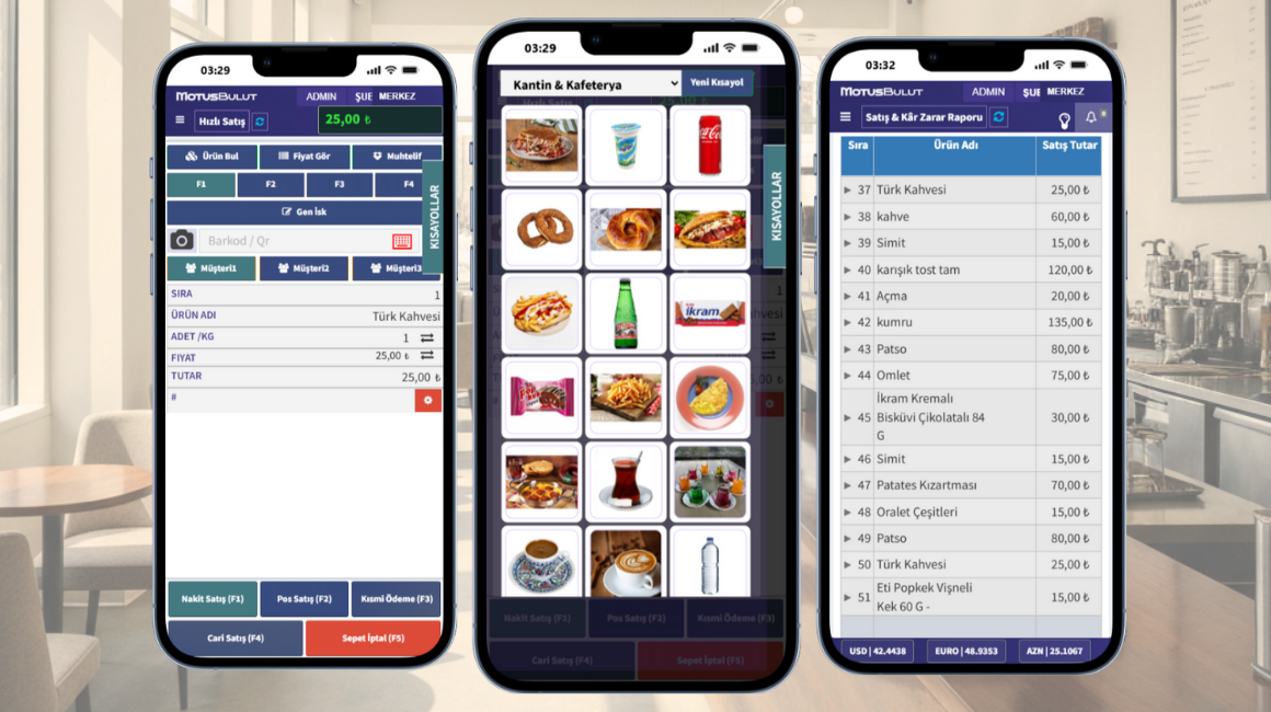 Kantin kafeterya barkod sistemi