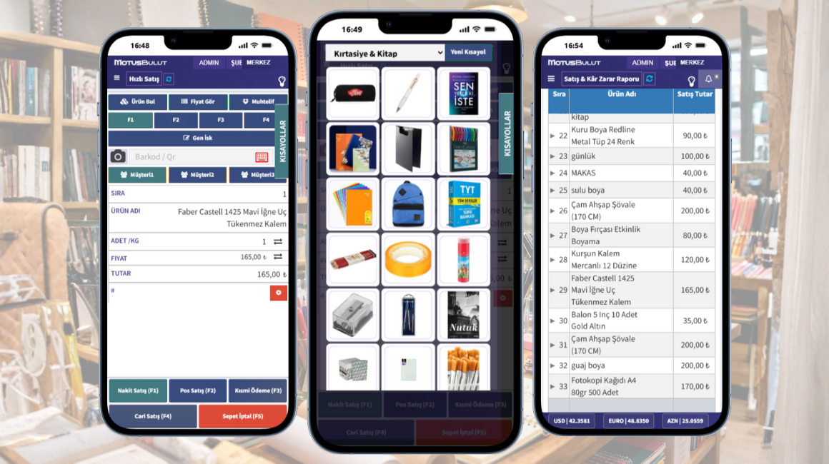Kırtasiye kitap barkod sistemi