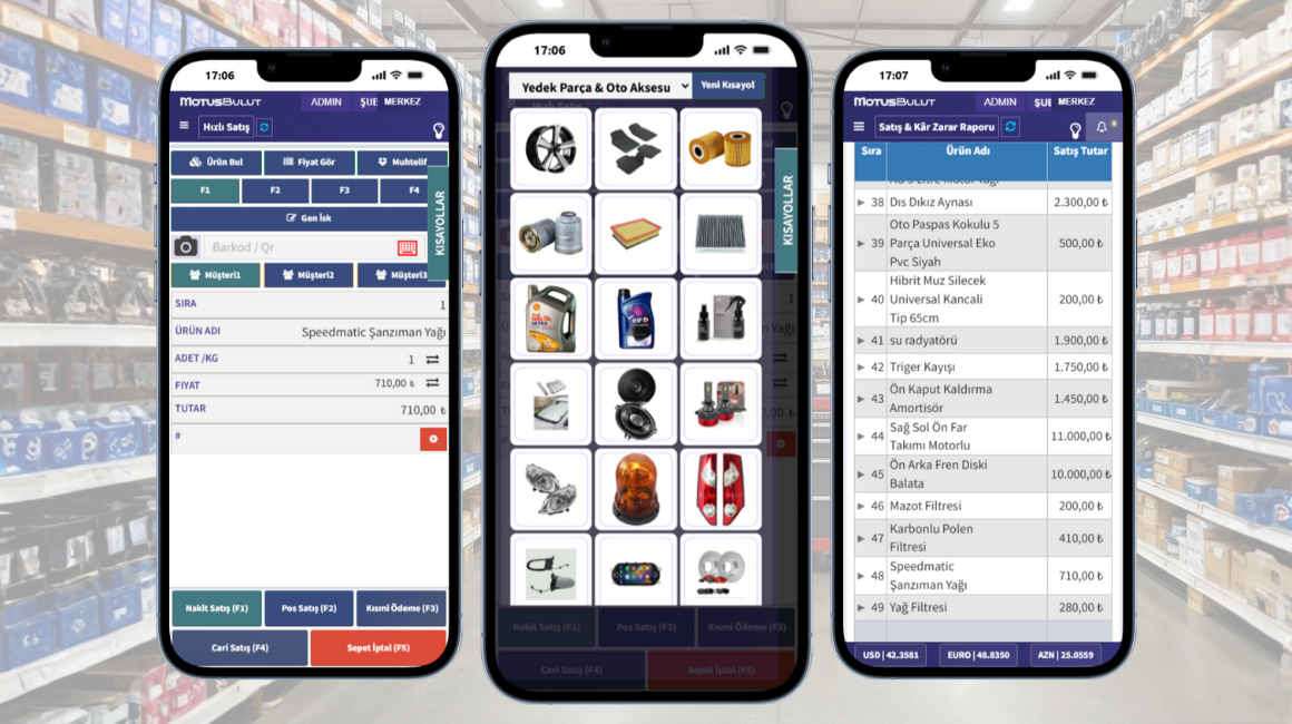 Yedek parça barkod sistemi